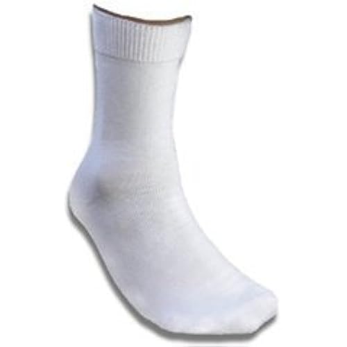 Silipos Arthritic - Diabetic Gel Sock White - #1702 - Size Medium -SOCK SIZE 9-11, by Silipos
