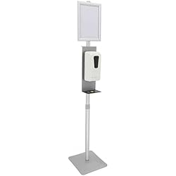 FixtureDisplays Portable Hand Sanitizer Stand with 1G Refill 10072