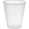 DART Y5 5 oz Trans Ribbed Wall PS Cup Case of 2500, 2.9&#34