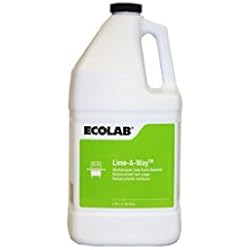 Ecolab 18700 Lime Away Cleaner & LimeAway Delimer, Commercial-Strength Lime-Away Obliterates Nastiest Crud & Grime 4glcs
