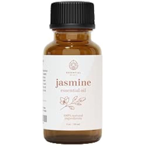 Jasmine Essential Oil by Essential Delights - 100% Pure & Certified 1 oz. | Pure Grade Distilled Jasmine Essential Oil