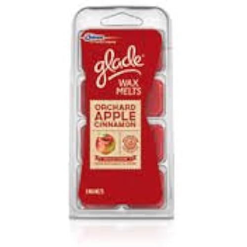 Glade Wax Melts Orchard Apple Cinnamon 8 Ct Pack of 2