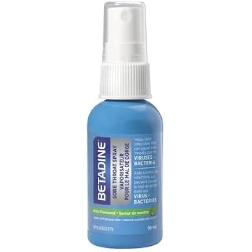 BETADINE Sore Throat Spray 50ml Relief of Sore Throat and Mouth ulcers