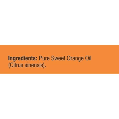 UpNature Orange Essential Oil - 100% Natural & Pure , Undiluted, Premium Quality Aromatherapy Oil - Sweet Orange Oil for Skin, Mood Boosting and Calming, 4oz