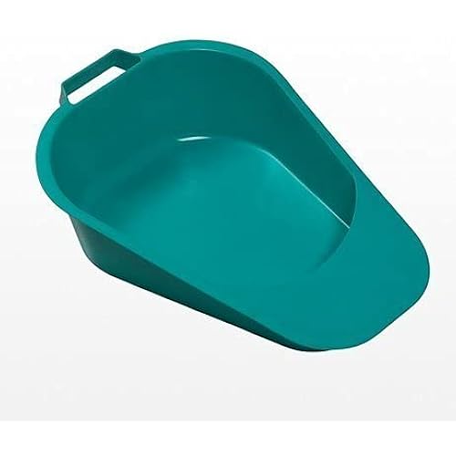 Epic Medical Supply Plastic Portable Fracture Bedpan with Handle Turquoise