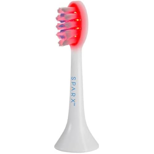Sonic LED Whitening Toothbrush for Teeth Whitening & Gum Care | Rechargeable | Ultrasonic with 2 Blue-Lights LED Brush for Max Whitening with Red LED for Gum Care
