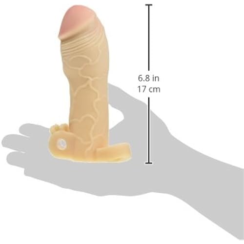Pipedream Fantasy X-tension Vibrating Real Feel, Flesh, 2 Inch