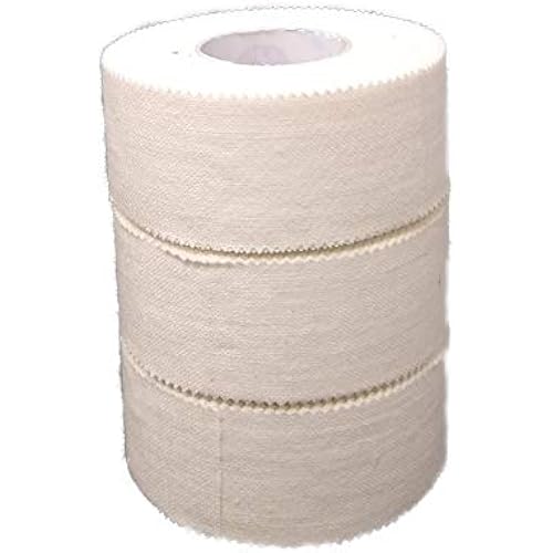 Porous Tape 3 Pack Soft Fabric Cloth Breathable SurgicalMedical Adhesive Tape 1" Wide x 10 Yards roll Vakly 1st Aid Kit Guide 3