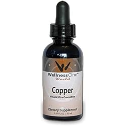 Copper - Best Liquid Ionic Mineral Supplement - 100 Days at 1mg per 10 Drops 1.67fl oz. - Adjust Serving Sizes for Kids, Men and Women