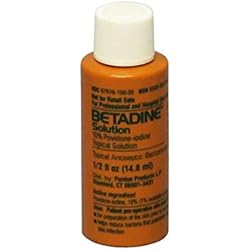 Betadine Solution Antiseptic, 0.5 oz
