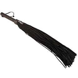 Rouge Flogger Suede wLeather Handle Blk