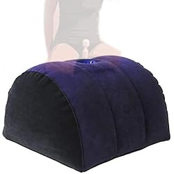 GMGJQR Flocking Inflatable Sex Aid Pillow for Women Love Position Cushion Sex Furniture Erotic Sofa Adult Games Sex Toys for Couples Multipurpose Luxury Sex Magic Comfort Cushion Pillow
