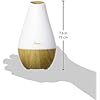 Crane Aroma Therapy Diffuser, 6 Ounce Tank, Essential Oils Included, Color Changing Light, 9 Hour Run Time, Auto Shutoff, Wood Base