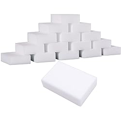 Magic Sponges Cleaning Eraser 50100 Pack Melamine Sponge Foam Pads ,Multi-Functional Household Cleaning Kitchen Dish Sponge for Furniture,Bathroom,Bathtub, Sink,Floor, Baseboard, Wall Cleaner