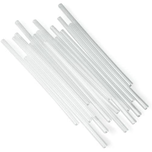Perfect Stix Clear Jumbo 7.75 Inch Unwrapped Disposable Straws. Pack of 1000CT. Standard Size 7.75 x 0.23". Clear Color