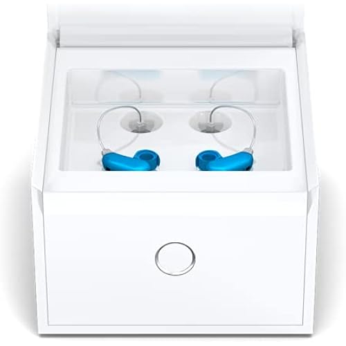 PerfectClean Hearing Aid Cleaning Kit | All-in-One Washer, Dryer, Dehumidifier | UV-C Ultraviolet Light Drying Box | Removes Earwax, Dirt, Sweat, Moisture from Hearing Aids, Airpods, Wireless Earbuds