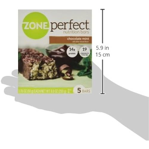 Zone Perfect Nutrition Bars Chocolate Mint - 5 CT