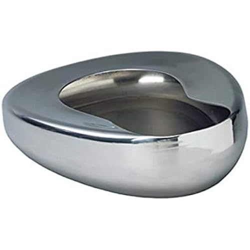 AAProTools Bed Pan Stainless Steel Bedpan for Home Hospital Bed Pans for Women Men Elderly Easy to Clean Heavy Duty