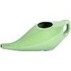 Leak Proof Durable Ceramic Neti Pot - Comfortable Grip - Microwave and Dishwasher Friendly - Green