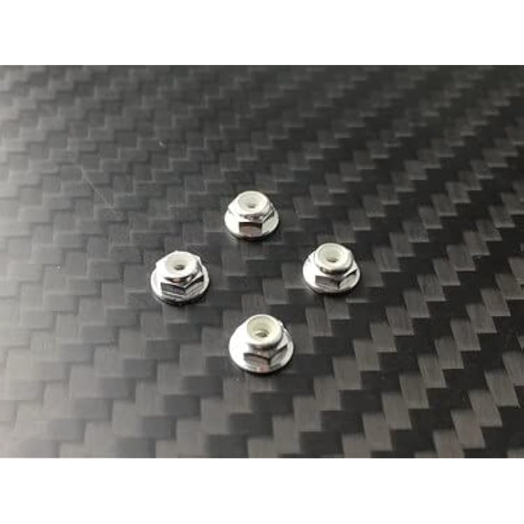 Replacement Part For MINI-Z AWD Color Metal Nut - Color: Silver 5Pcs