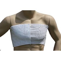 Alpha Medical Elasto-Fit Breast and Chest Compression Wrap. L0220 Large ; Black