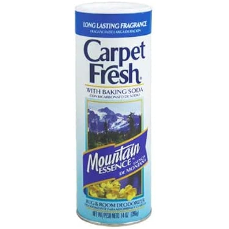 Carpet Fresh, Rug and Room Deodorizer with Baking Soda Mountain Essence Fragrance 14 oz 3 Pack