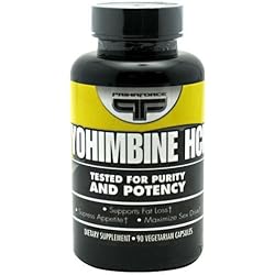 Yohimbine Hcl Supplements Vegetarian Capsules Primaforce 90x2