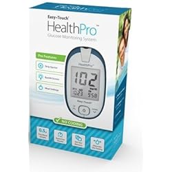 HealthPro Glucose Monitoring Meter with Lancing Device & 10 Lancets