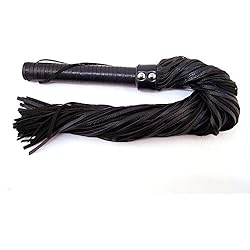 Rouge Flogger Leather wLther Handle Blk -Package of 2