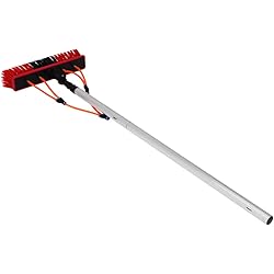 INTBUYING 8m Water Fed Pole for Window & Solar Panel Cleaning Tool with Brush & Squeegee