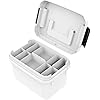 Hemoton First Aid Medicine Box Small Multi Layer Prescription Pill Case with Handle Portable Medicine Cabinet for Home Travel Outdoor