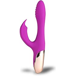 Maia Toys Skyler USB Rechargeable Silicone Bendable Rabbit Vibrator- Purple