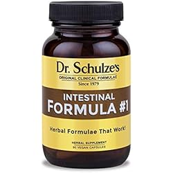 Dr. Schulze's Intestinal Formula #1 Colon Bowel Cleanse Laxative Capsules, 90 Count 90 Capsules