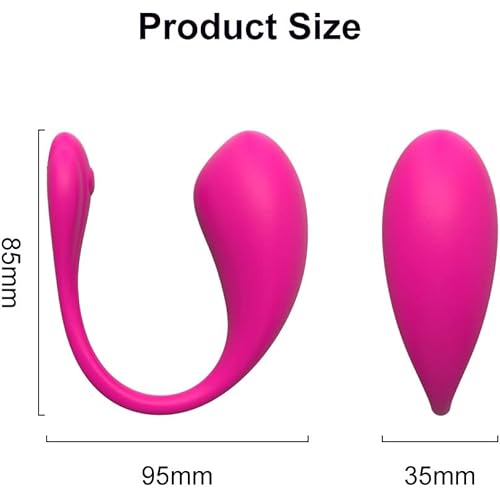 Pelvic Floor Trainer with APP 360° Flexible Silicone and Waterproof-Red 2023 New Upgraded