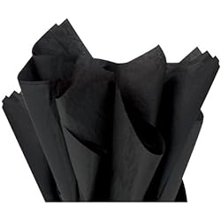 Flexicore Packaging | Gift Wrap Tissue Paper | Size: 15x20 | Acid Free Black, 100 Sheets