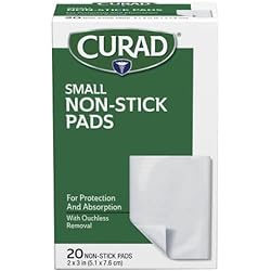 Curad Non-Stick Pads, 2 X 3 Inch5.1 x 7.6 cm, 20 Count