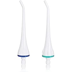 Tovendor 2PCS Replacement Tips for TOVENDOR Electric Water Flosser F5020D, Dental Oral Irrigator Nozzle White