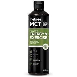 Melrose Energy & Exercise MCT Oil, Made From Organic Coconuts, C8, C10 & C12 MCT Blend, Supports Keto, Rapid & Sustainable Energy & Mental Clarity, Vegan, Gluten-Free & Non-GMO, Australian-Made, 250mL