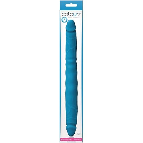 Colours - Double Pleasures - 12 Inch Silicone Double Dong Blue