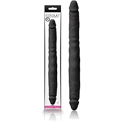 Colours - Double Pleasures - 12 Inch Silicone Double Dong Black