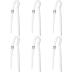 6pcslot Size #13 Preformed Sound Tube BTE Earmold Hearing Aid Tubing 3.5 2mm with Tube Lock