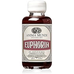 Anima Mundi Euphoria Organic Spirit Elixir - Love Potion with Damiana, Muira Puama & Catuaba 4oz 118ml