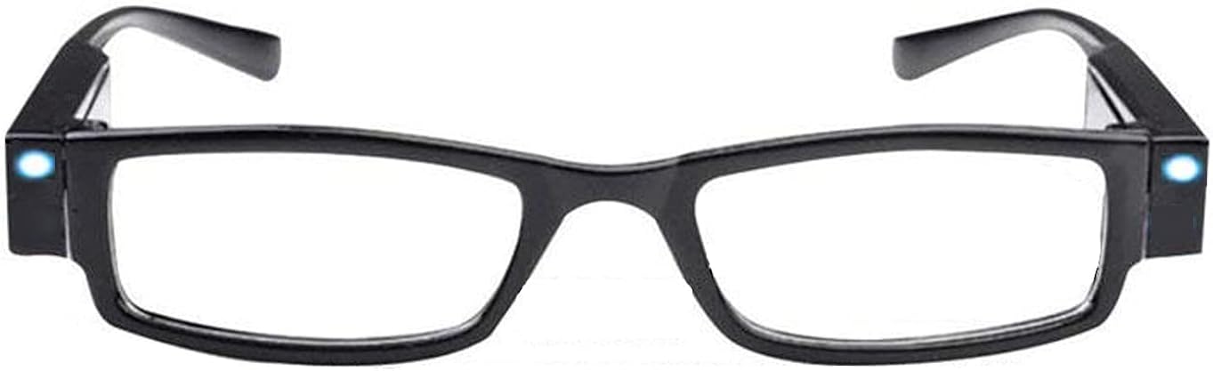 KIKAR LED Reading Glasses with Case