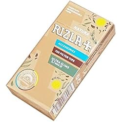Rizla Natura Ultra Slim 5.7 Cigarette Filter Tips - 10 Packet
