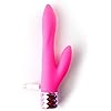 Maia Toys Victoria Rechargeable Silicone Dual Vibe, Neon Pink