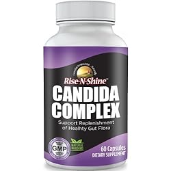 Candida Complex Cleanse Support Supplement with Herbs, Enzymes and Probiotics to Help Reduce The Effects of Candida Overgrowth 60 Count