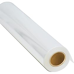 LISM 115ft Clear Cellophane Wrap Roll33 in x 115 ft 2.5 mil thickness Gift Wrap Cellophane -Clear Wrapping Paper for Flowers,Baskets, Arts & Crafts, Treats Food Safe