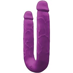Colours - DP Pleasures - Realistically Molded Silicone Double Penetration Dong Purple