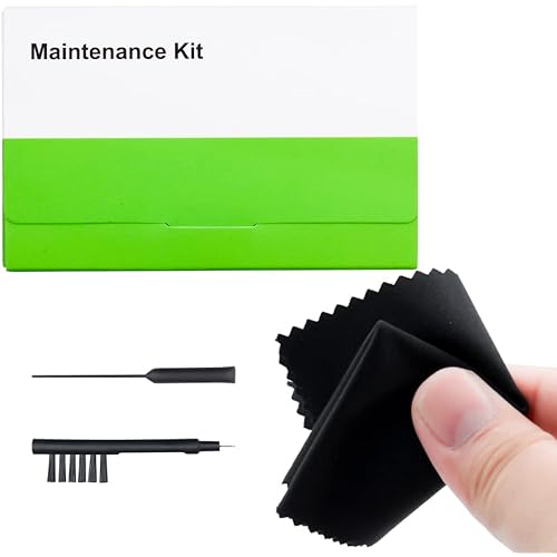 7 Piece Hearing aids Maintenance Kit Hearing Aid Cleaning Tools and Earphone Earbuds Airpod Cleaner Kit – Includes Vent Cleaner, Steel Pick, Screw Driver, Brush with Carrying Case