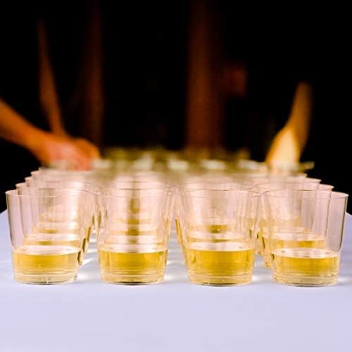 1000 PACK Plastic Shot Glasses-1 Oz Disposable Cups-1 Ounce Tasting Cups-Party Cups Ideal for Whiskey, Wine Tasting, Food Samples.Perfect for Halloween ,Christmas ,Thanksgiving Day Party